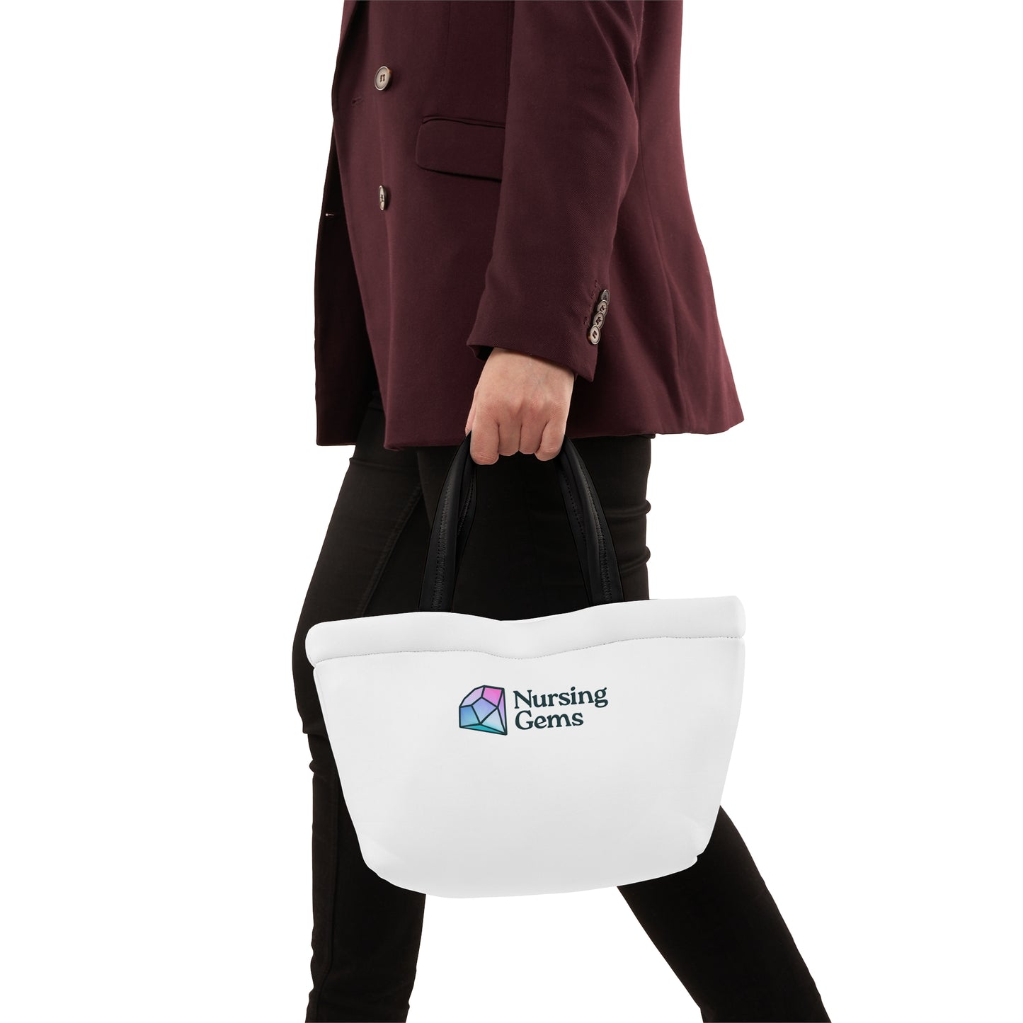 Stylish Nursing Gems Lunch Bag - Perfect for Professionals and Everyday Use