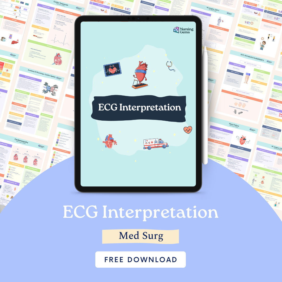 ECG Interpretations - Cheat Sheet