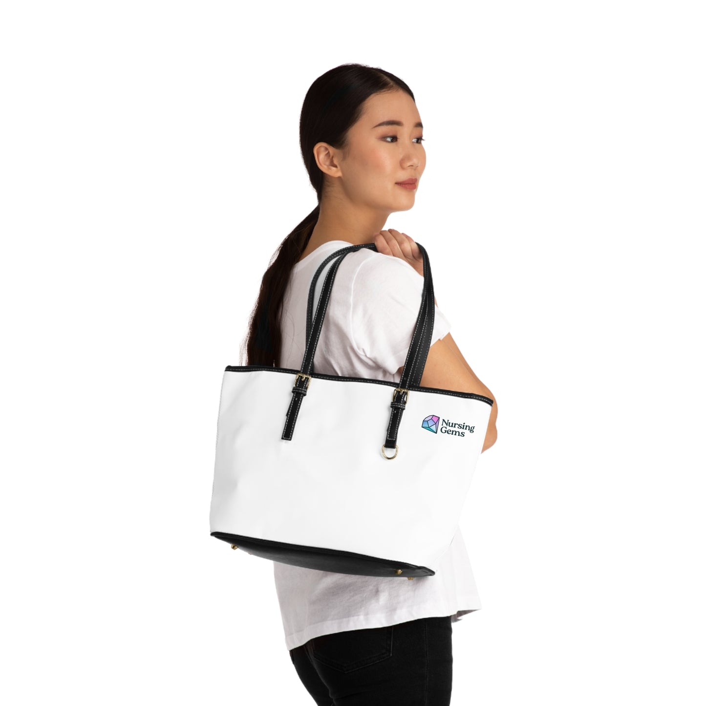 Stylish PU Leather Shoulder Bag for Nurses - Perfect Gift for Healthcare Professionals