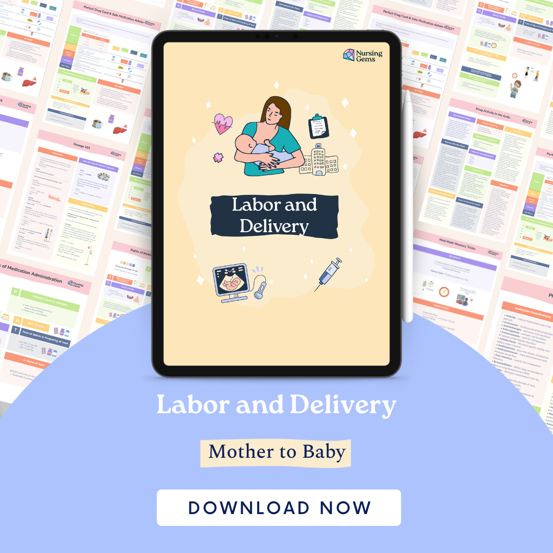 Labor and Delivery - Cheat Sheet