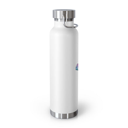 Nursing Gems Insulated Water Bottle - 22oz Copper Vacuum Flask