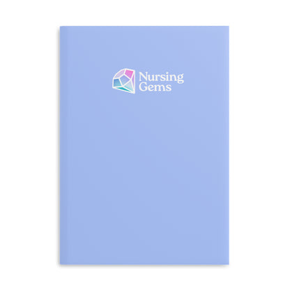 Nursing Gems Hardcover Notebook with Puffy Covers - Perfect for Students & Professionals