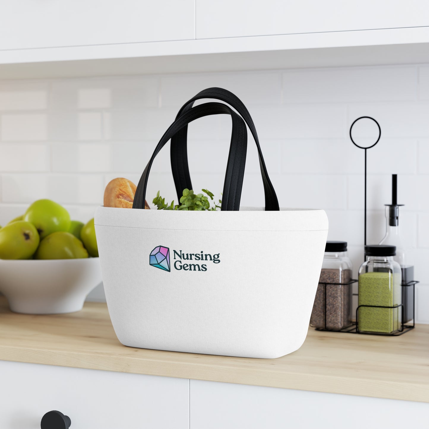 Stylish Nursing Gems Lunch Bag - Perfect for Professionals and Everyday Use