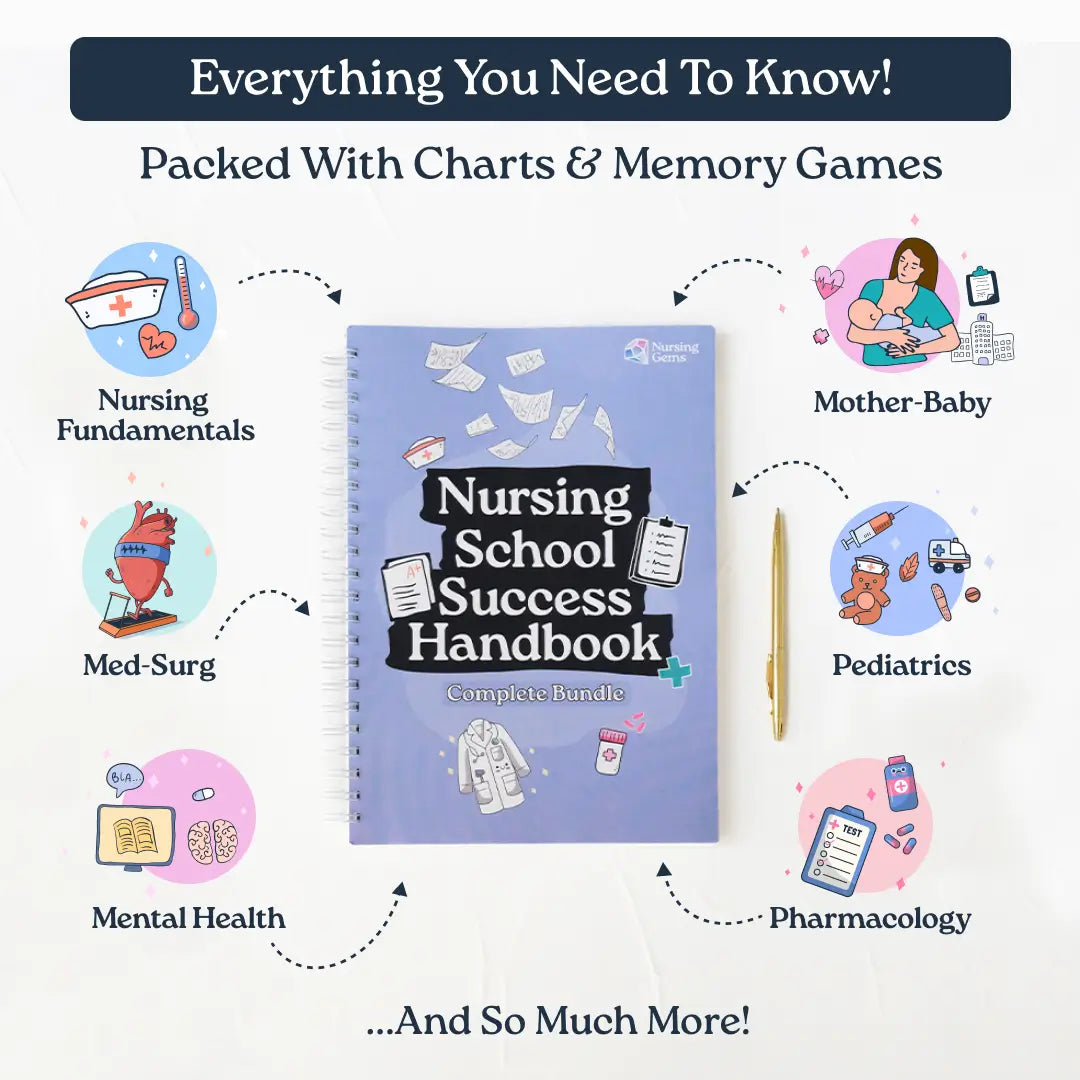 Nursing Gems - nursing students notes and NCLEX prep resources