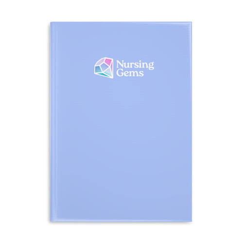 Nursing Gems Hardcover Notebook with Puffy Covers - Perfect for Students & Professionals