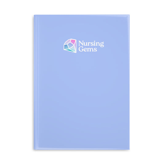 Nursing Gems Hardcover Notebook with Puffy Covers - Perfect for Students & Professionals