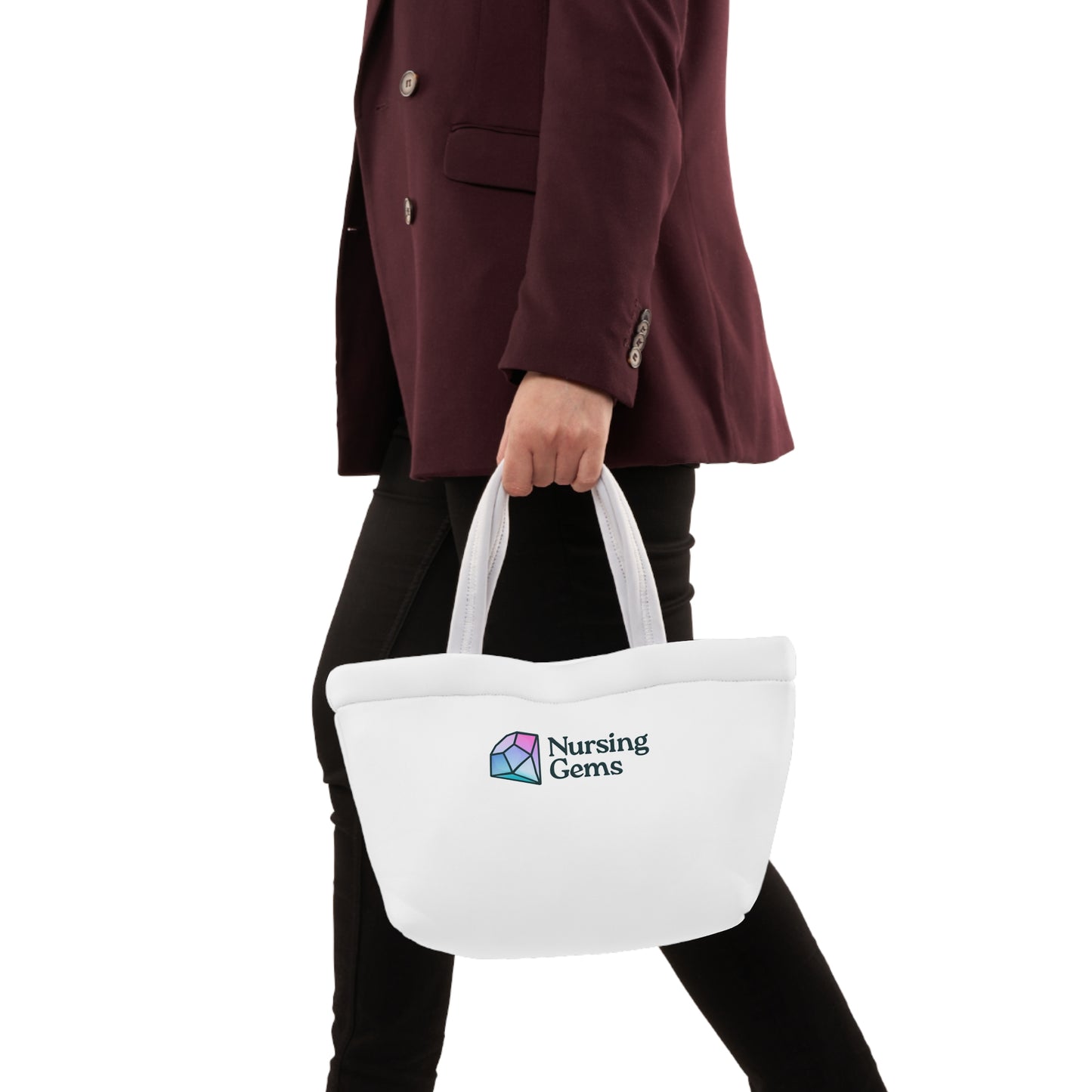 Stylish Nursing Gems Lunch Bag - Perfect for Professionals and Everyday Use