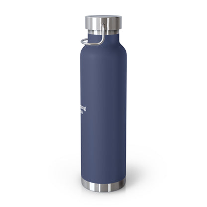 Nursing Gems Insulated Water Bottle - 22oz Copper Vacuum Flask