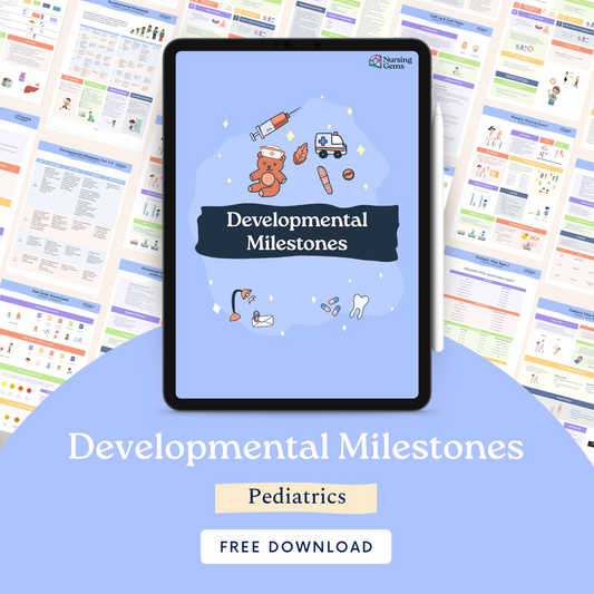 Developmental Milestones - Cheat Sheet