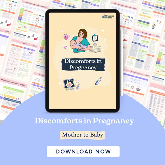 Discomforts in Pregnancy - Cheat Sheet
