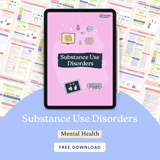 Substance Use Disorders - Cheat Sheet