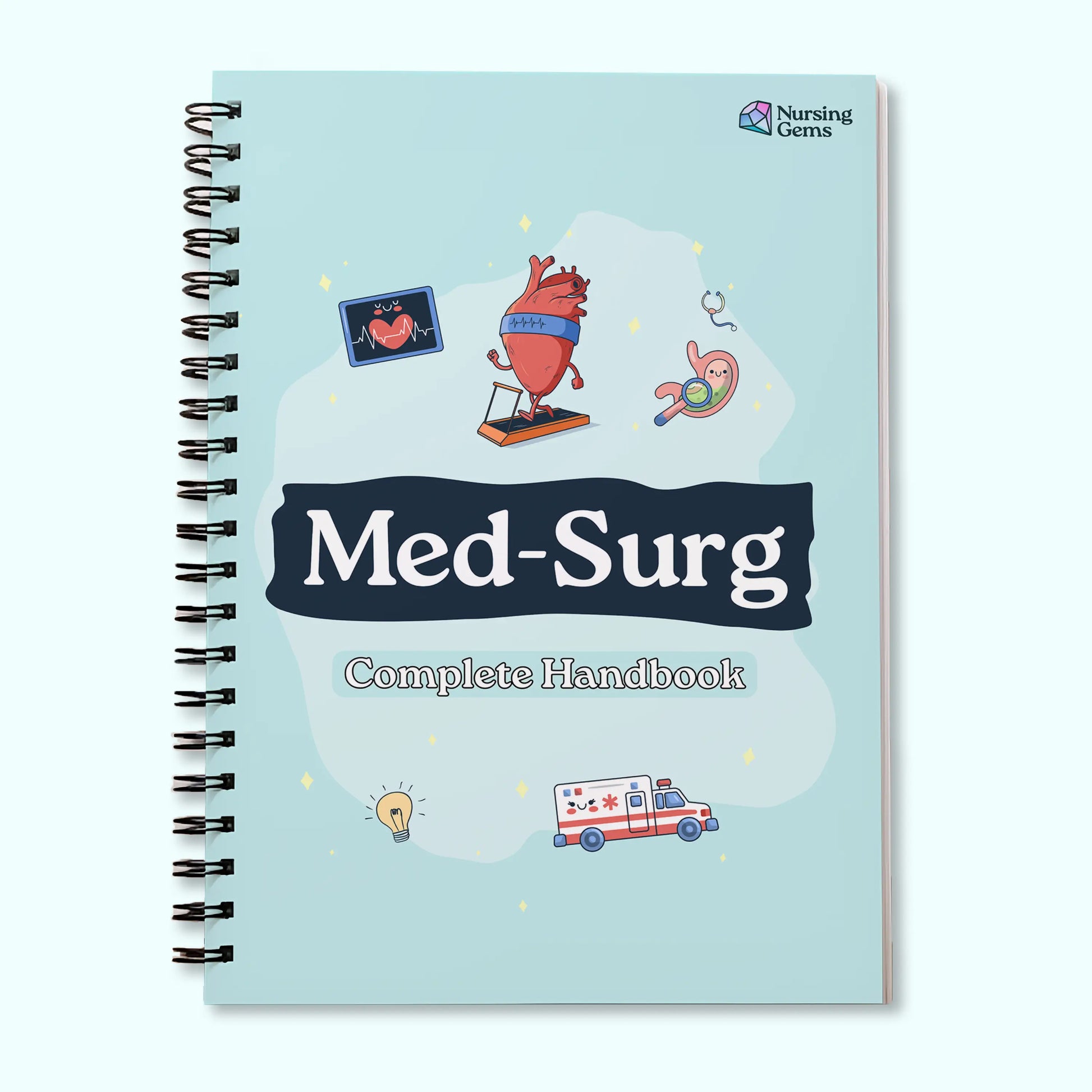 Med Surg nursing study kit for disease processes and interventions - Nursing Gems