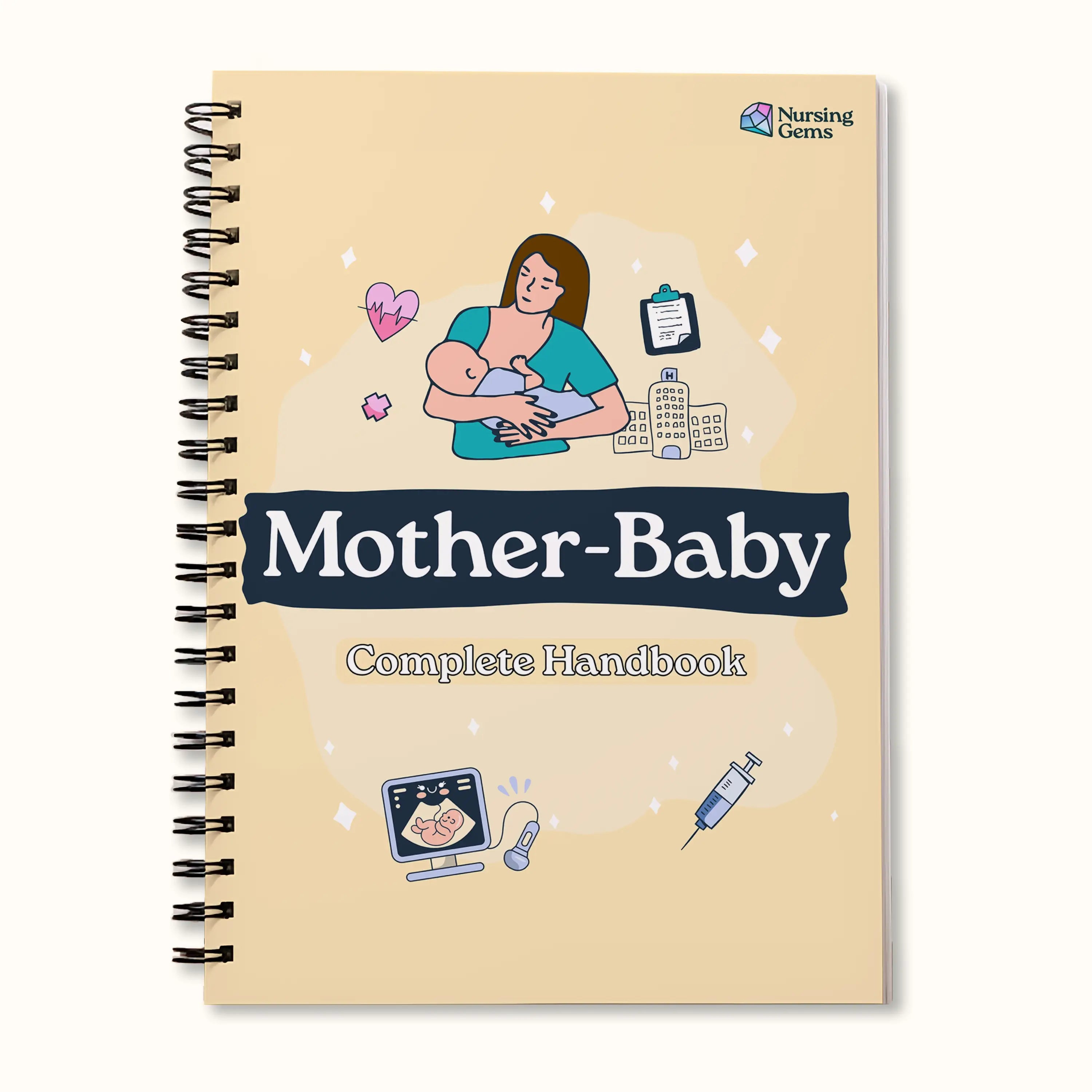 Mother Baby study kit for OB nursing and newborn care - Nursing Gems