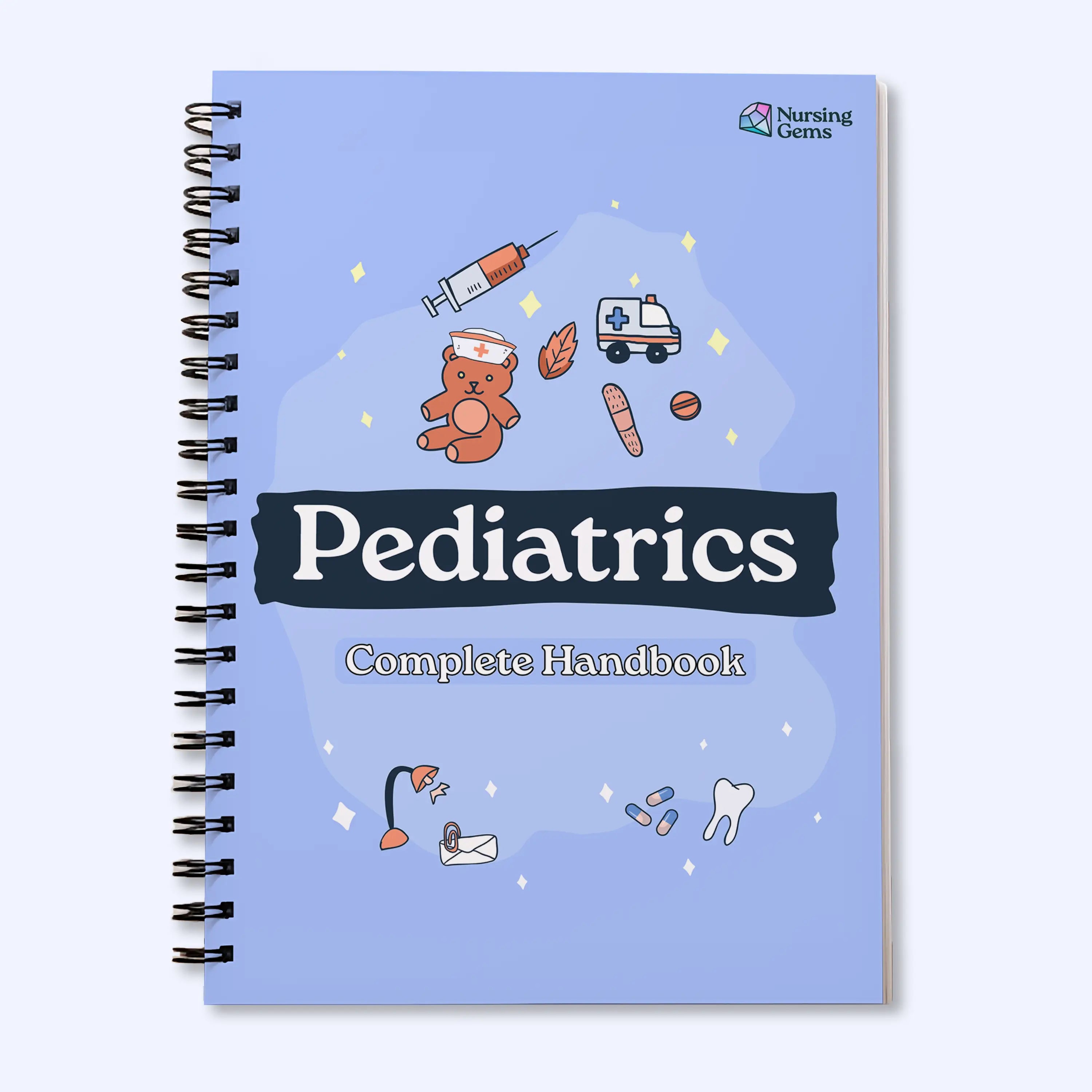 Pediatrics study kit for nursing students with child development info - Nursing Gems