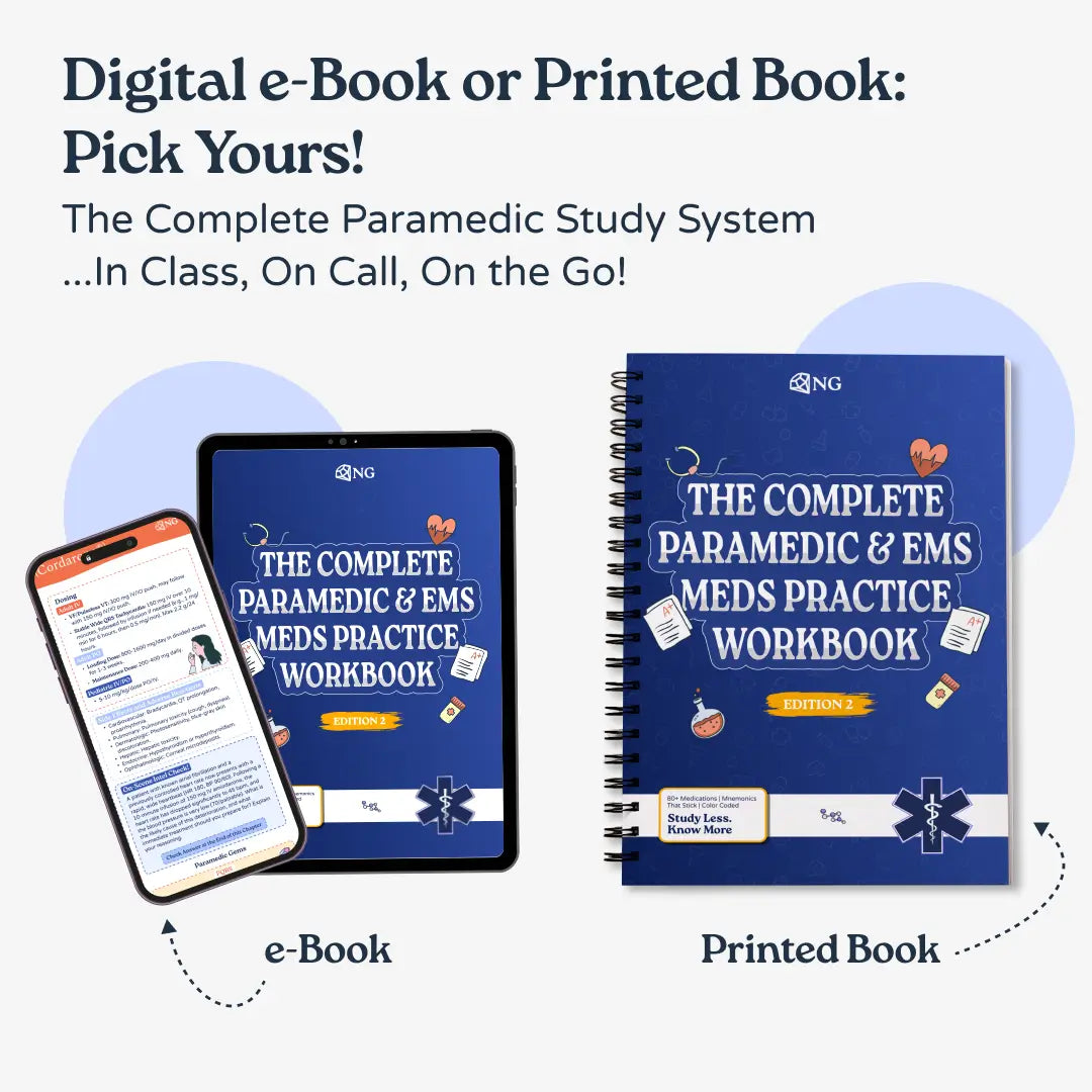 The Complete Paramedic & EMS Meds Practice Workbook – Nursing Gems